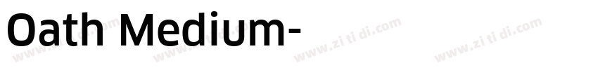 Oath Medium字体转换